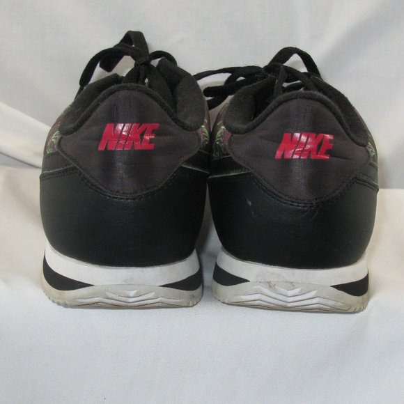 Nike Cortez Retro Sneakers - Leather and Nylon Floral - Men's Size 13 - Picture 4 of 6